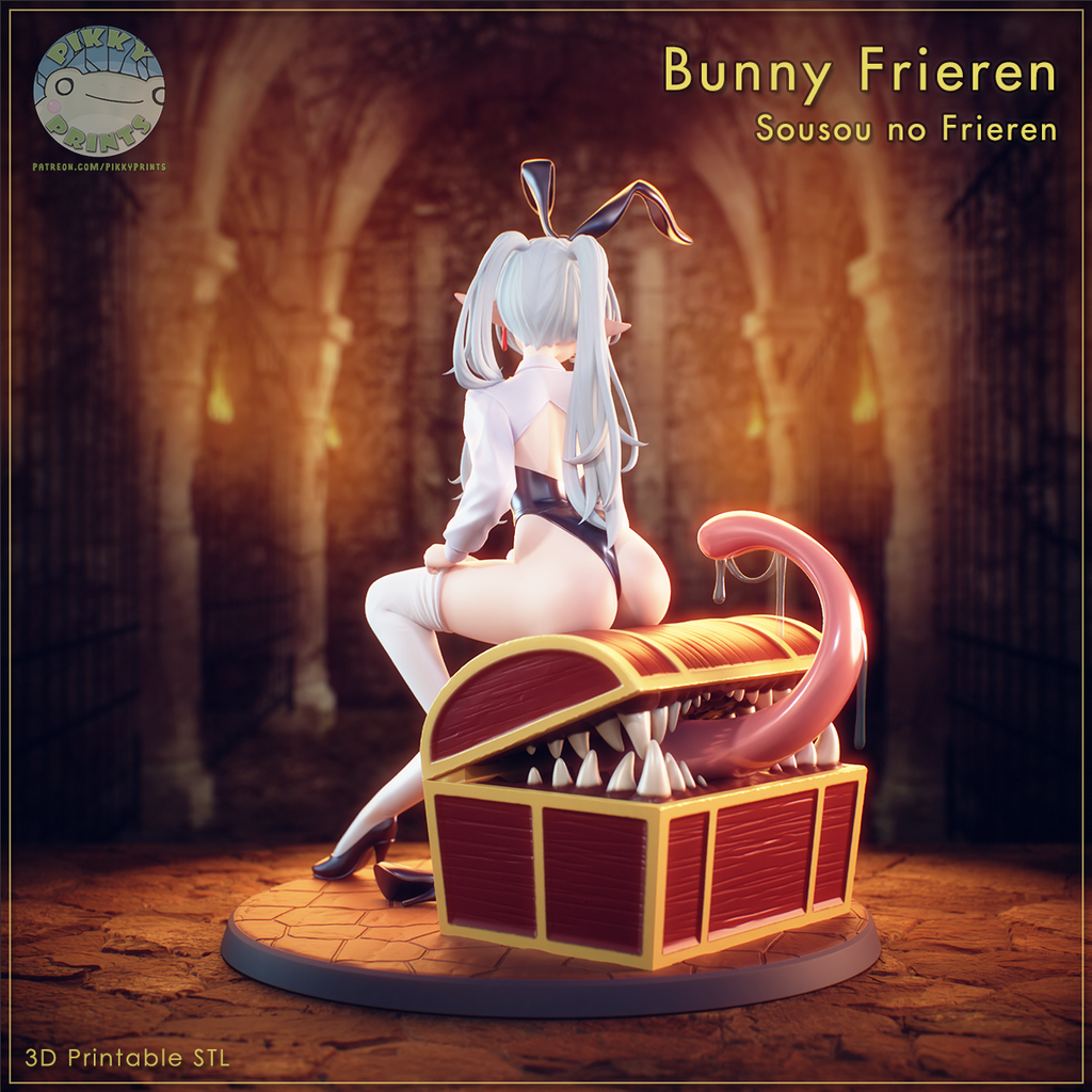 Bunny Elf Mage Figure