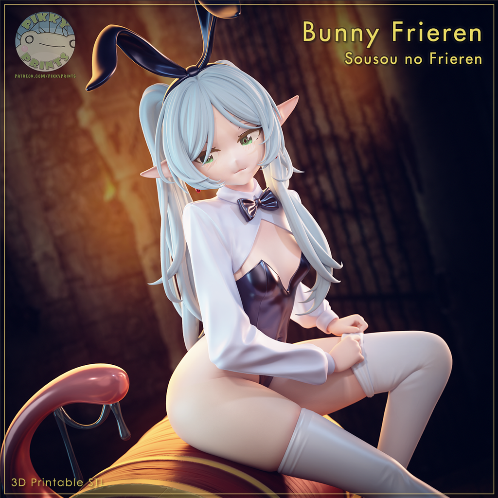 Bunny Elf Mage Figure