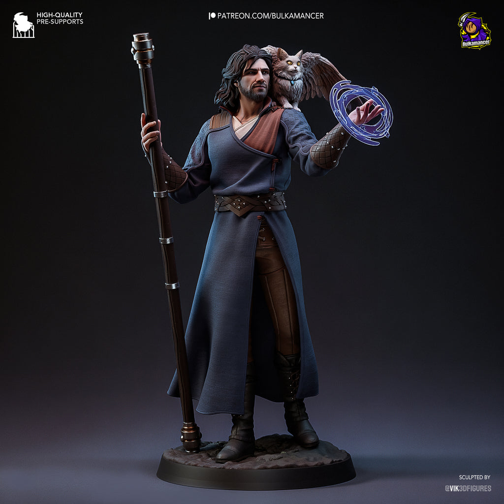 Arcane Wizard Statue