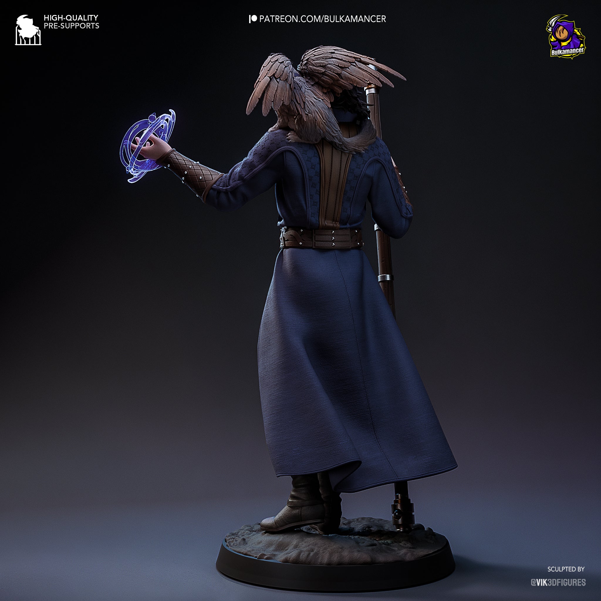 Arcane Wizard Statue
