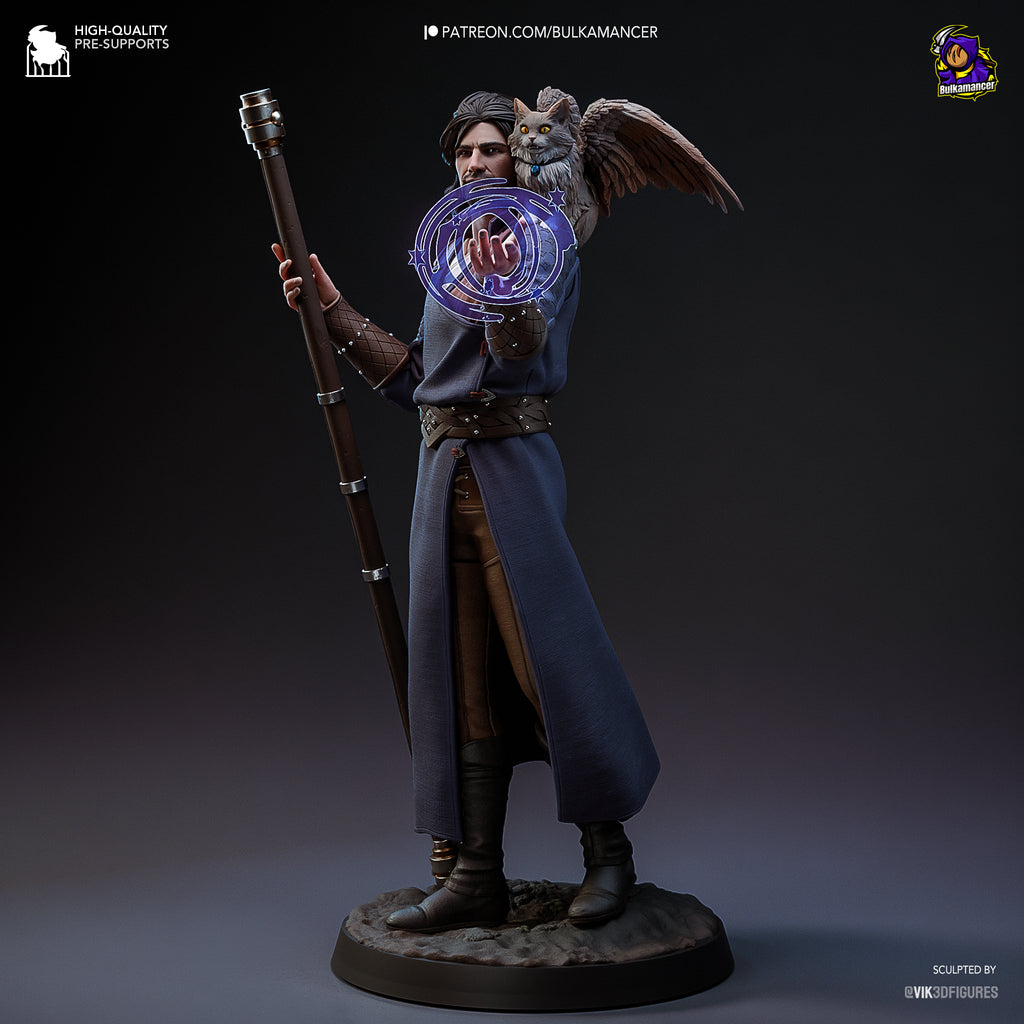Arcane Wizard Statue