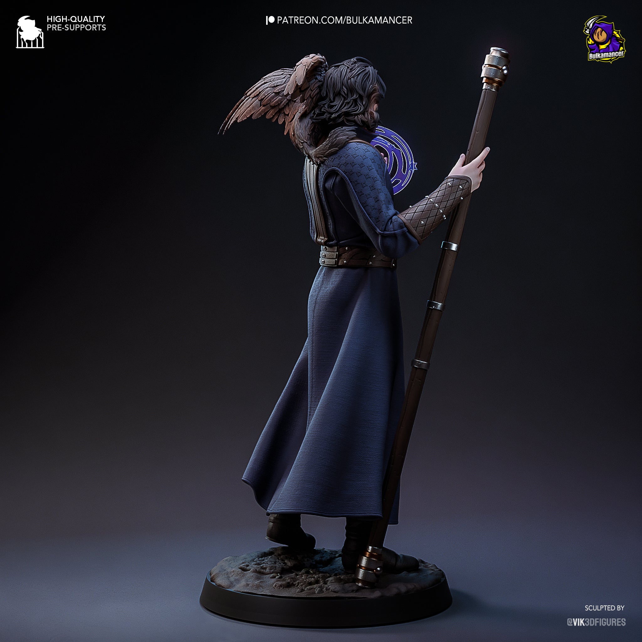 Arcane Wizard Statue