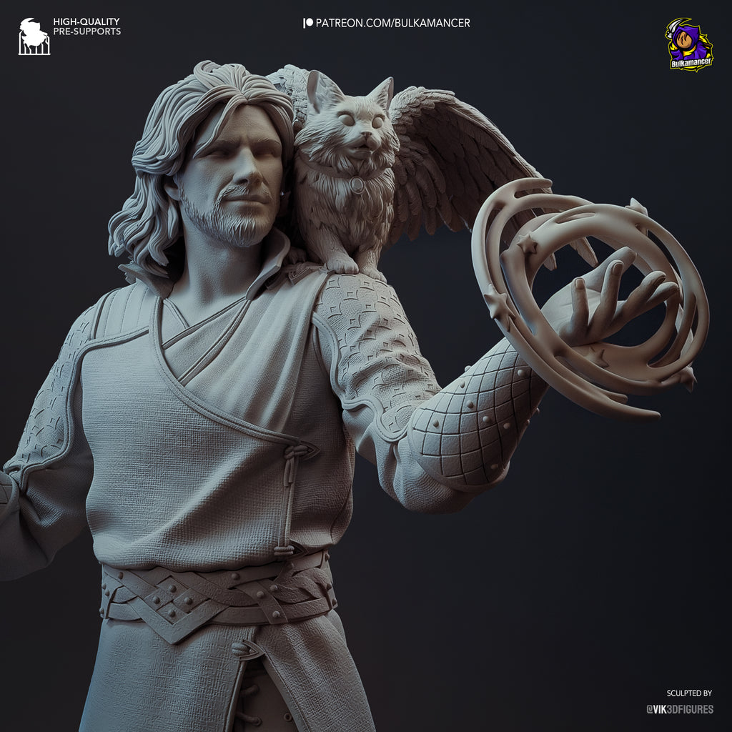 Arcane Wizard Statue