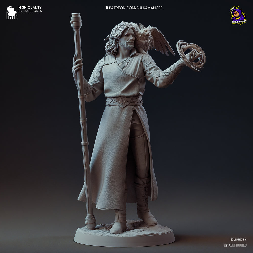 Arcane Wizard Statue