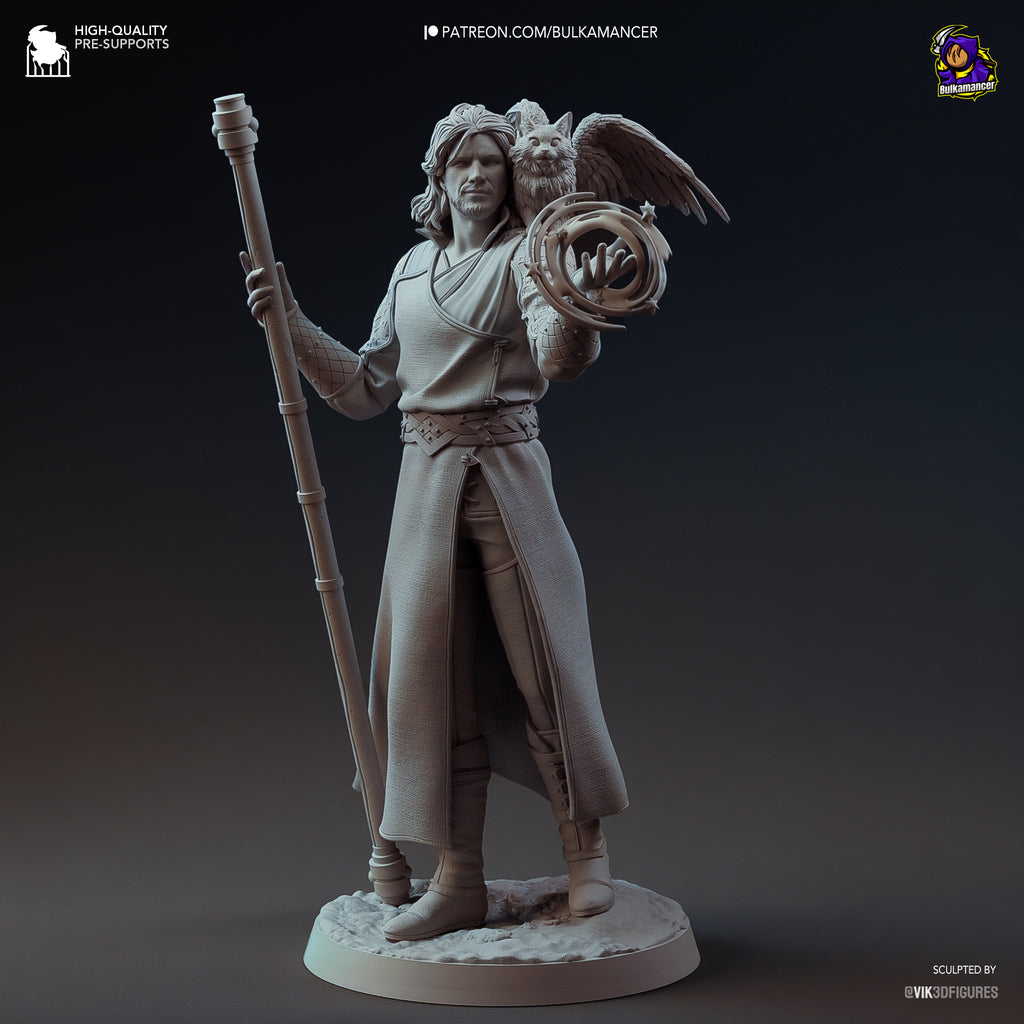 Arcane Wizard Statue