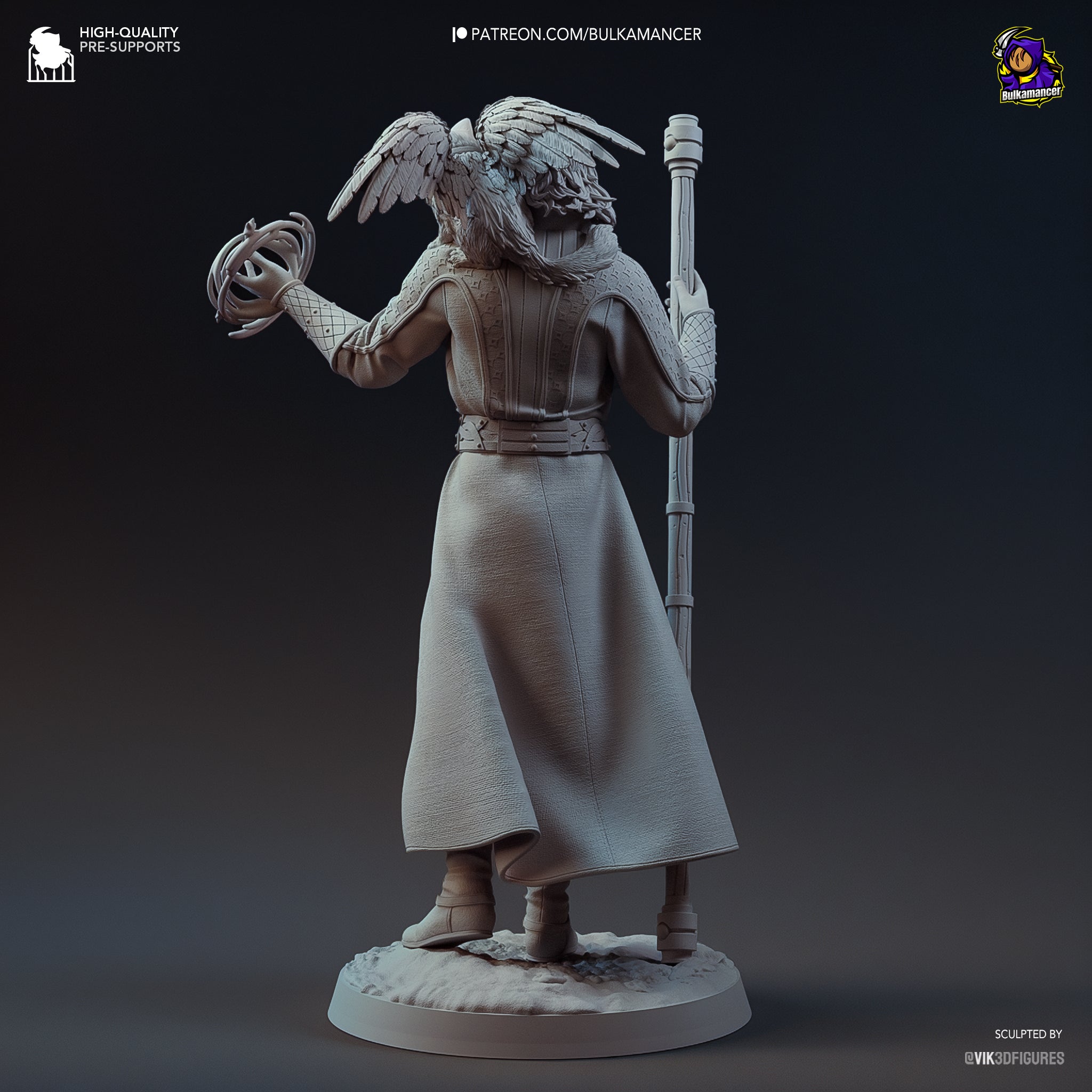 Arcane Wizard Statue