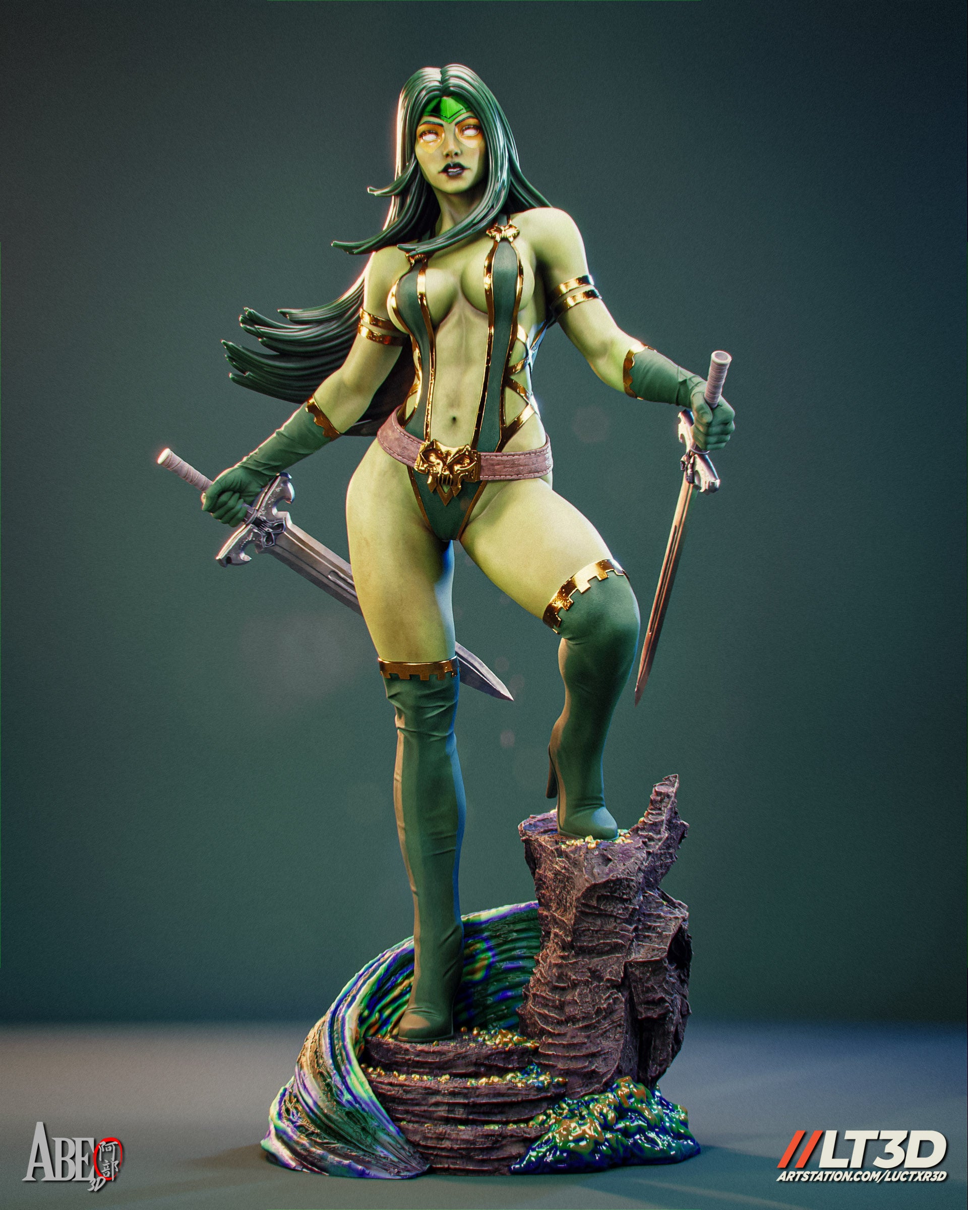 Gamora Space Assassin Statue
