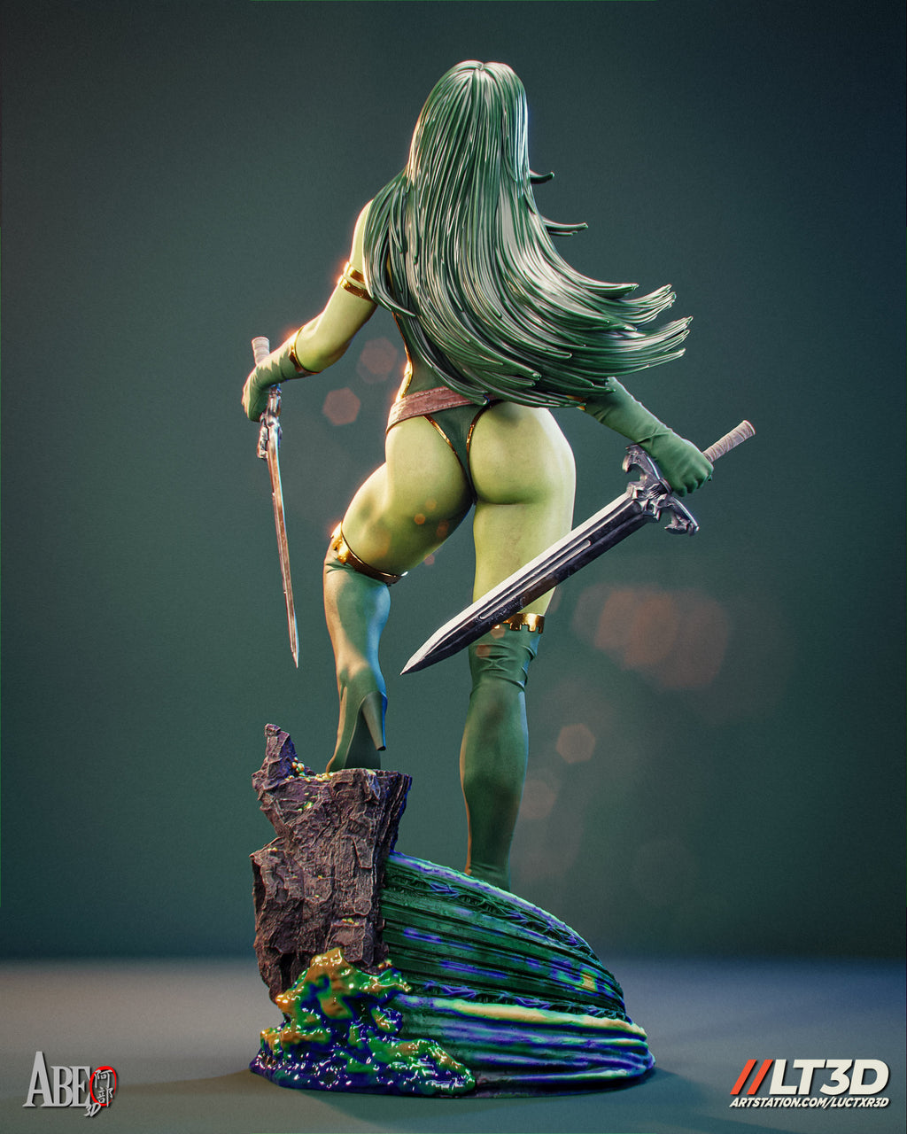 Gamora Space Assassin Statue