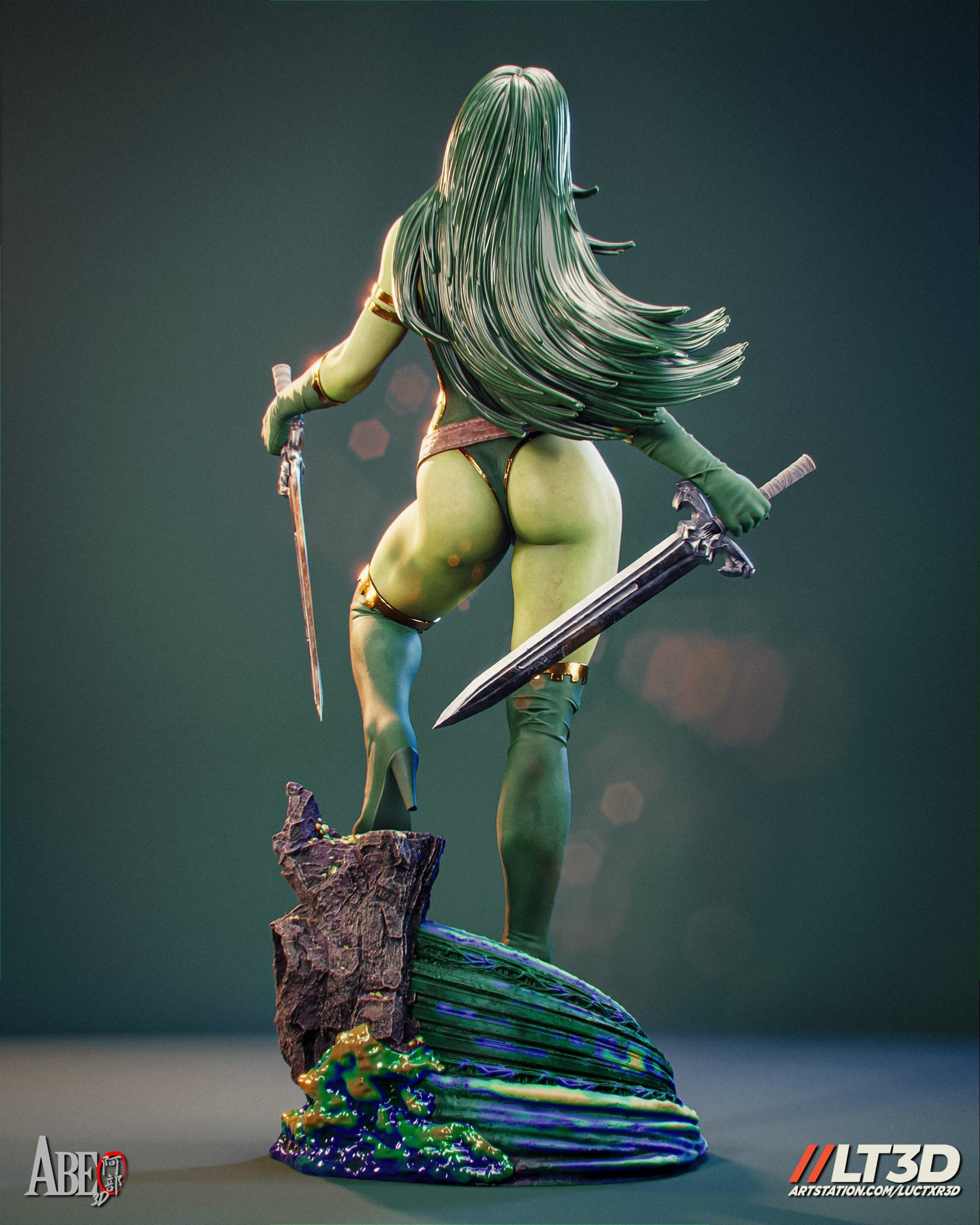Gamora Space Assassin Statue