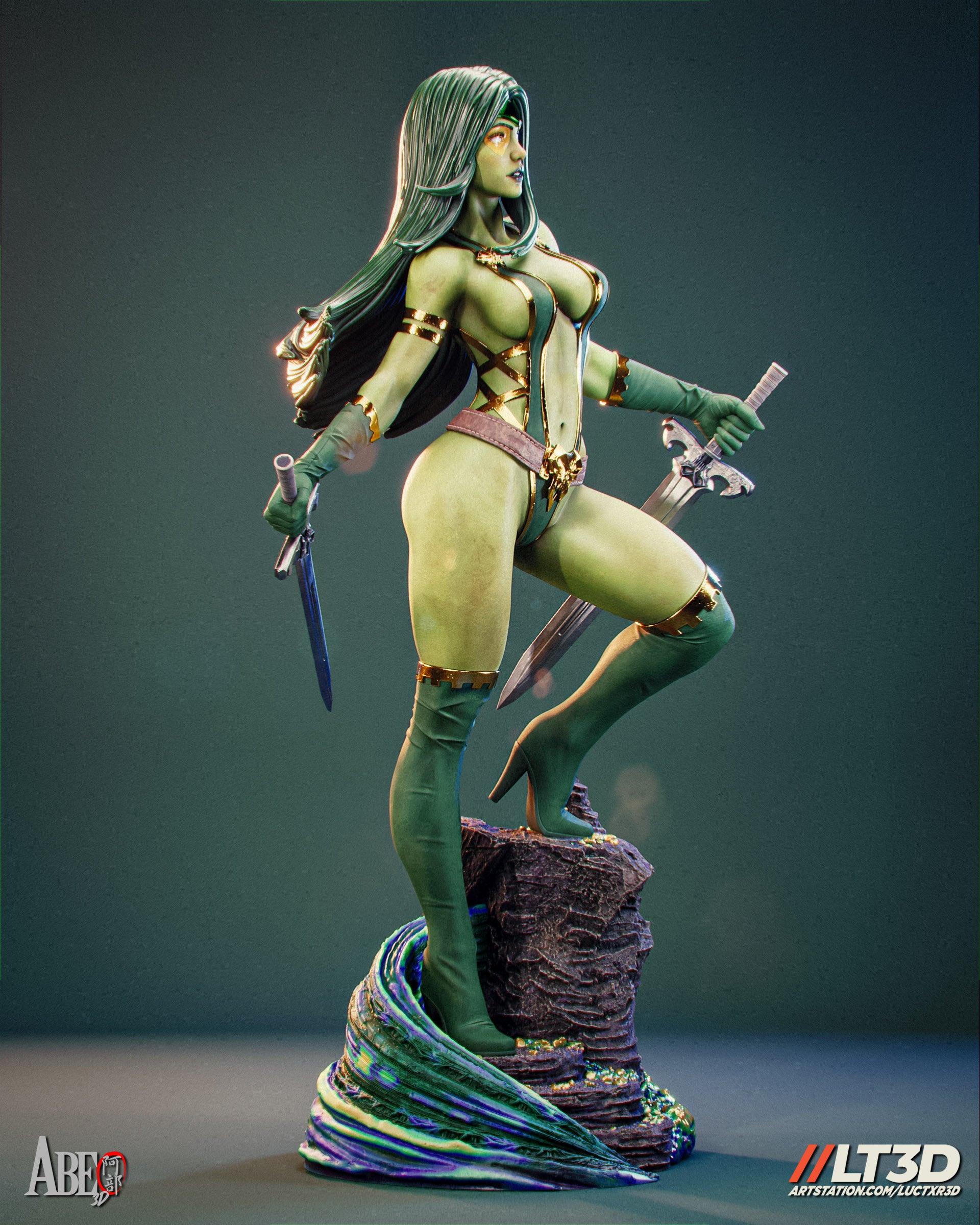 Gamora Space Assassin Statue