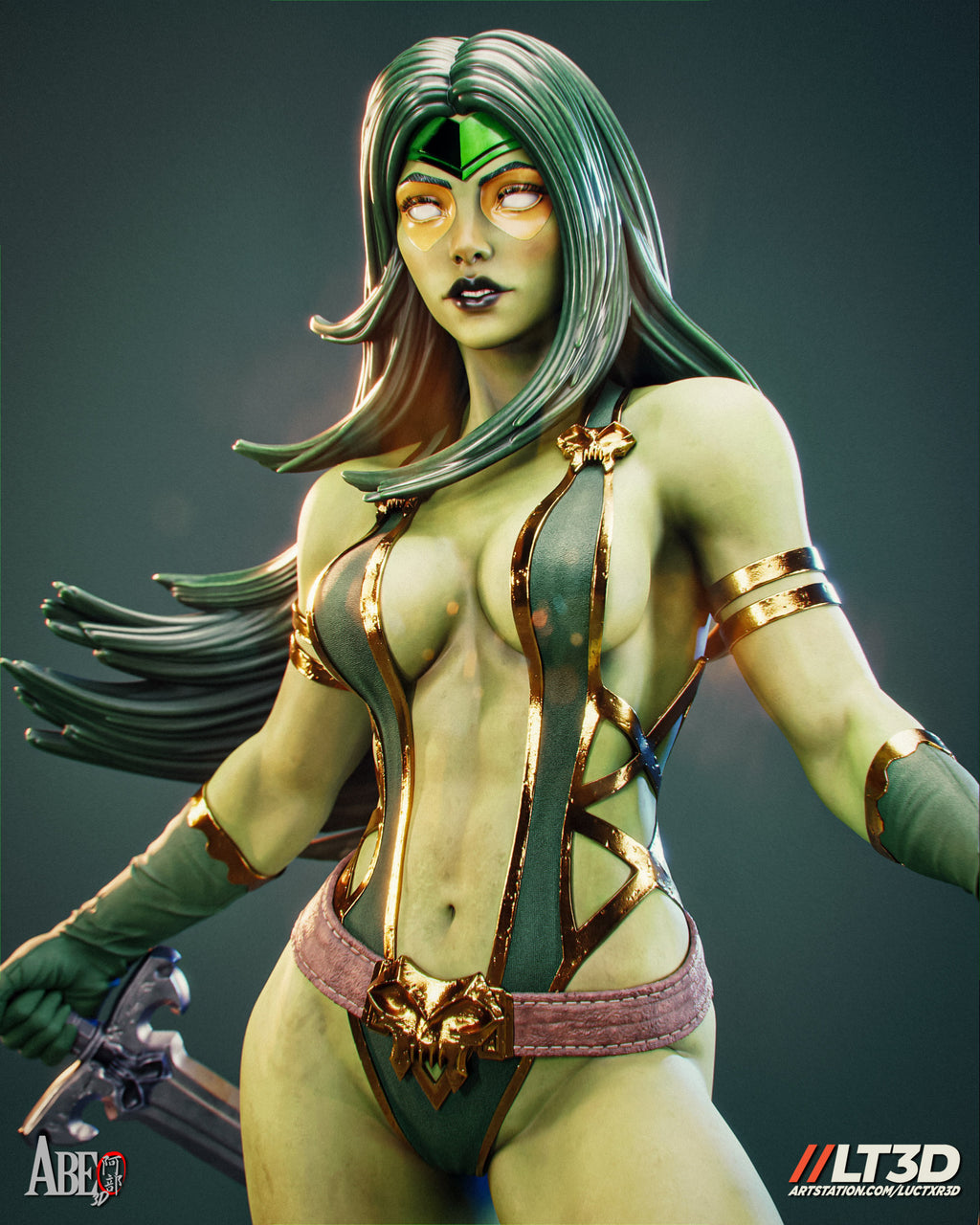 Gamora Space Assassin Statue