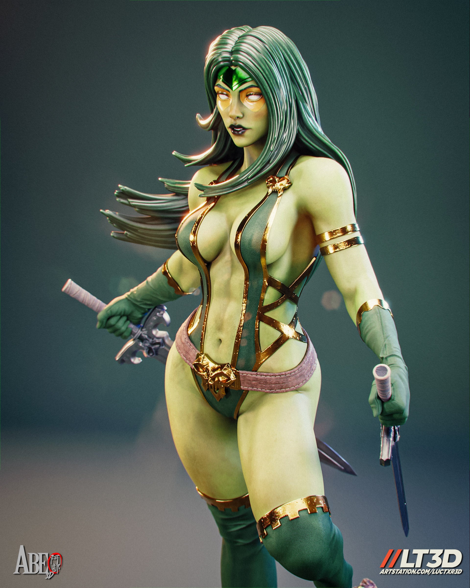 Gamora Space Assassin Statue