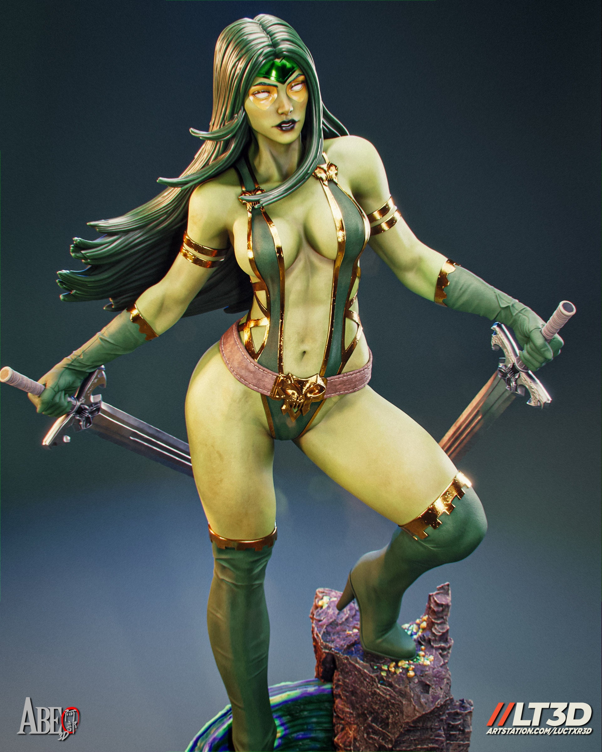 Gamora Space Assassin Statue