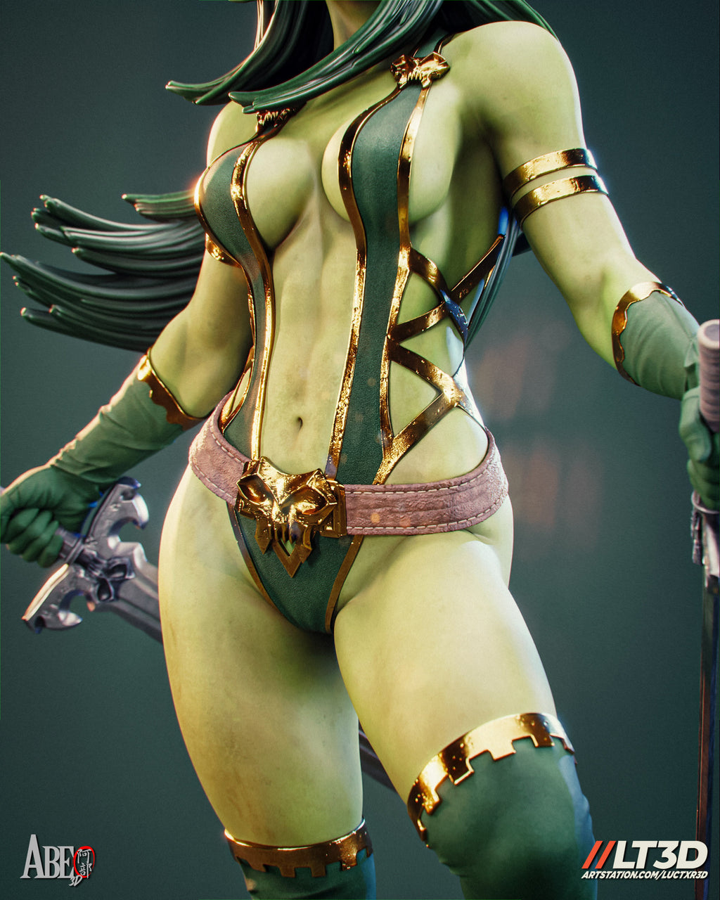 Gamora Space Assassin Statue