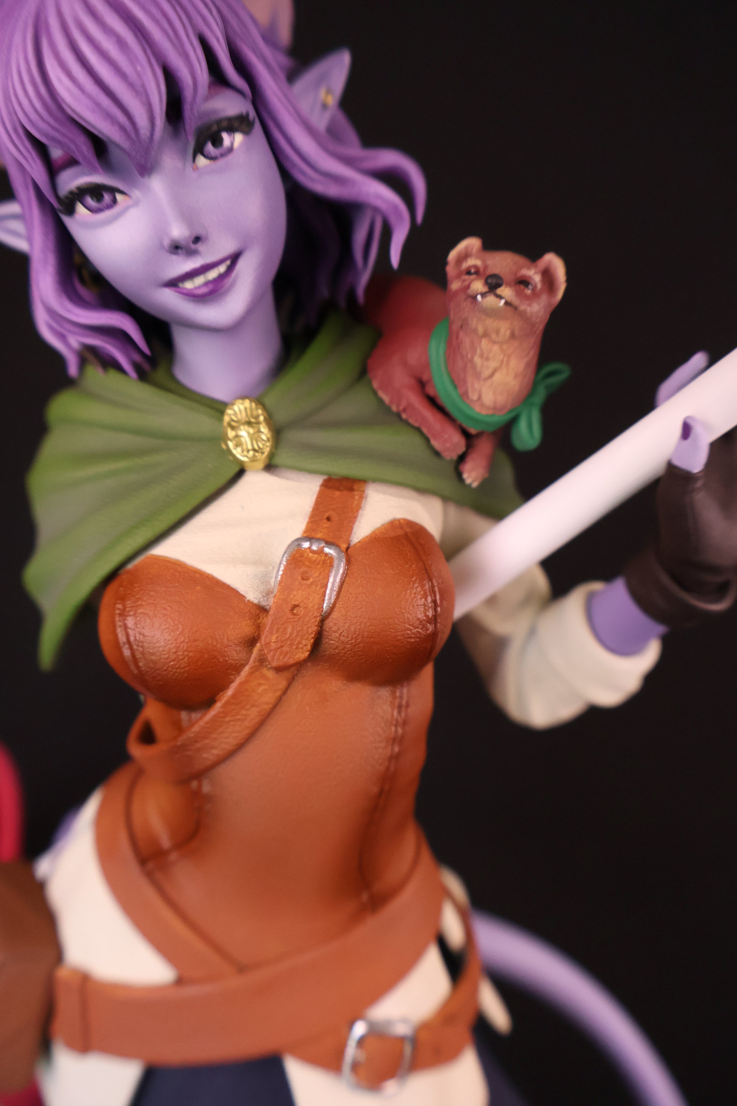 Tiefling Cleric Statue