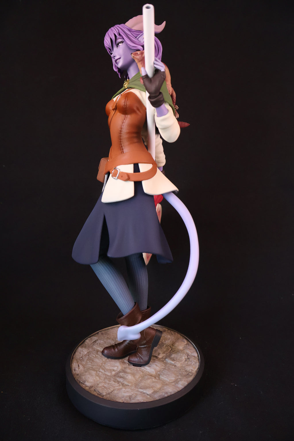 Tiefling Cleric Statue