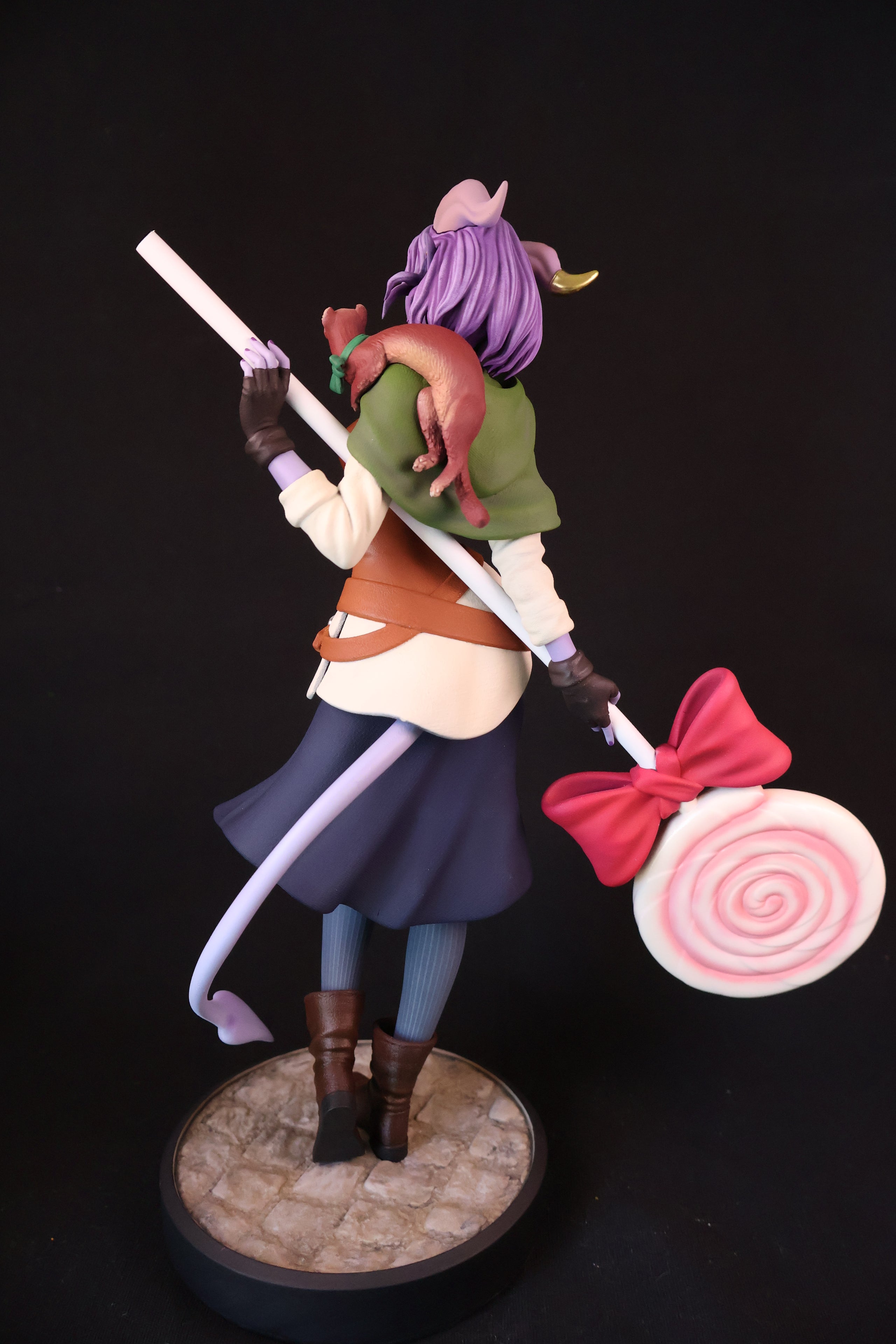 Tiefling Cleric Statue