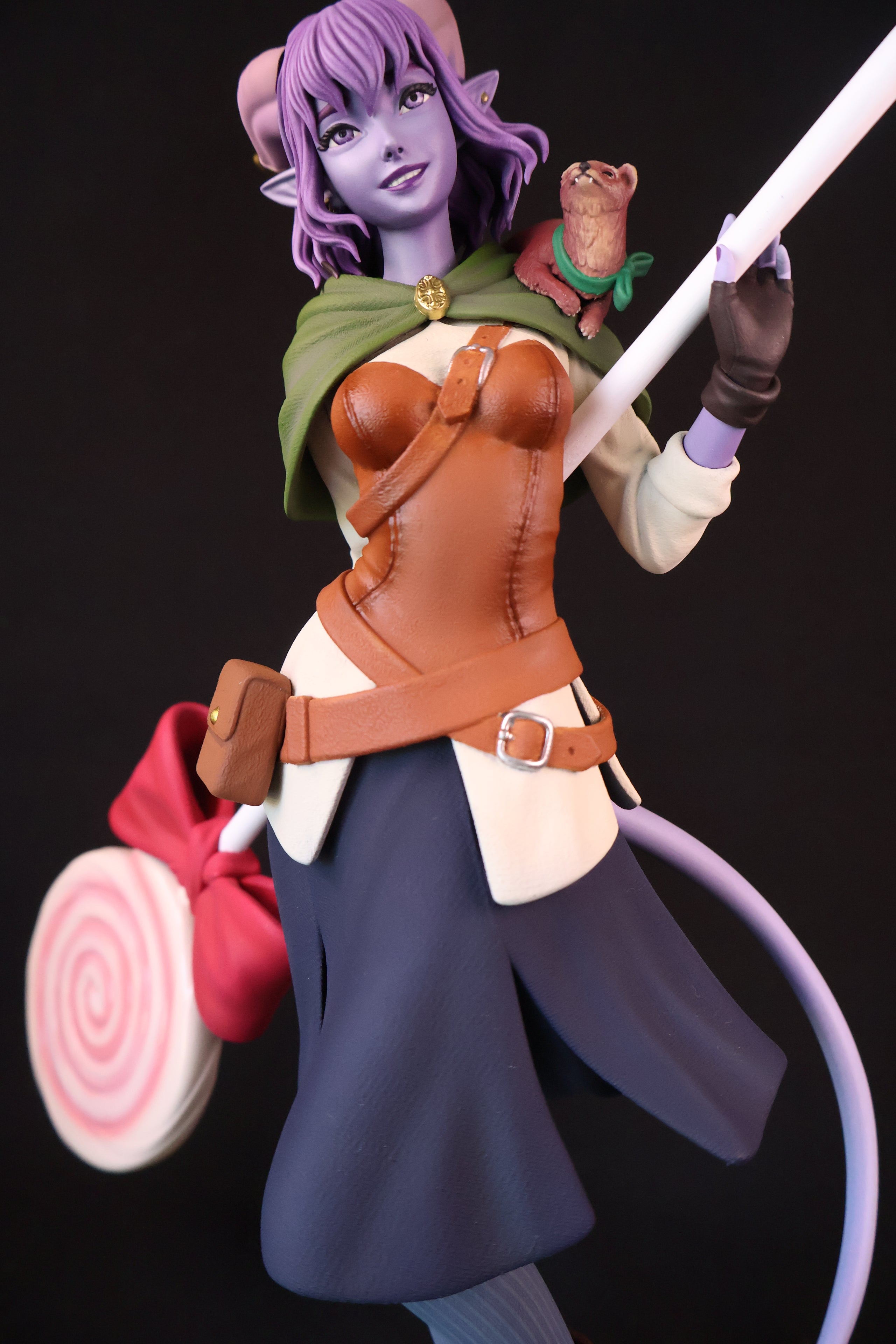 Tiefling Cleric Statue
