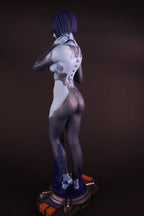 Blue AI Companion Statue