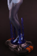 Blue AI Companion Statue