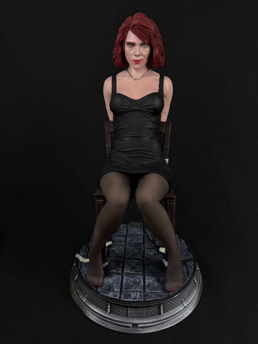 Black Suit Spy Statue