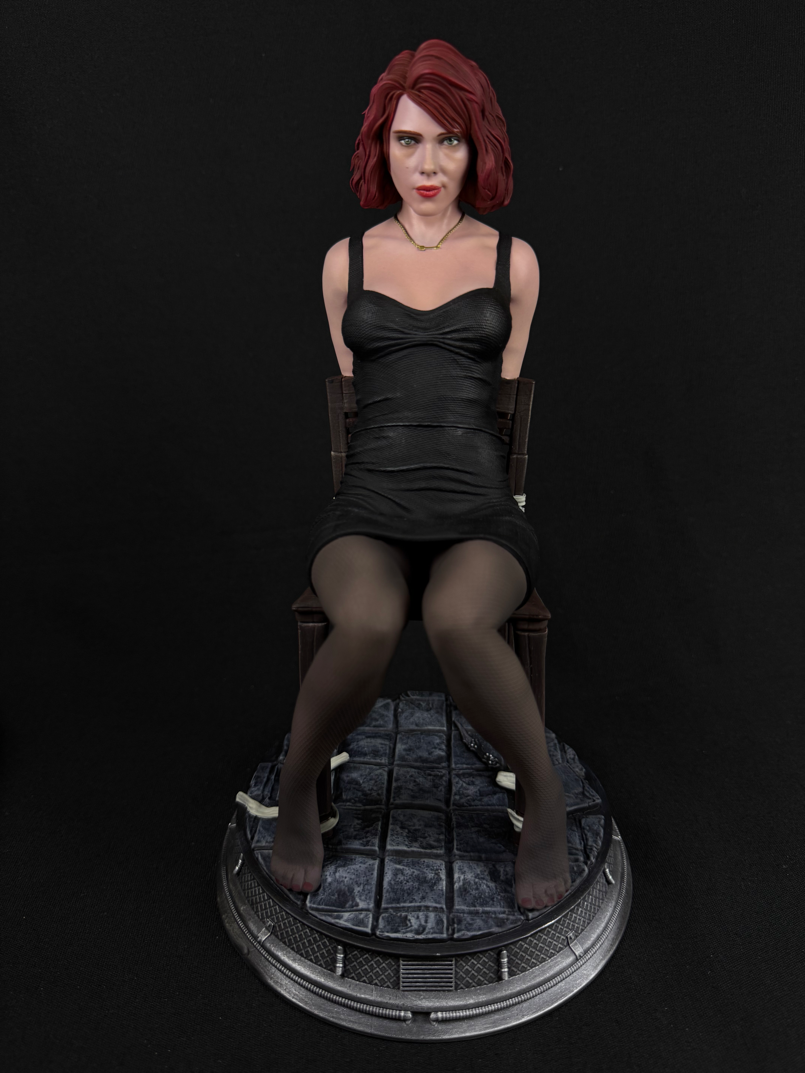 Black Suit Spy Statue