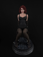Black Suit Spy Statue