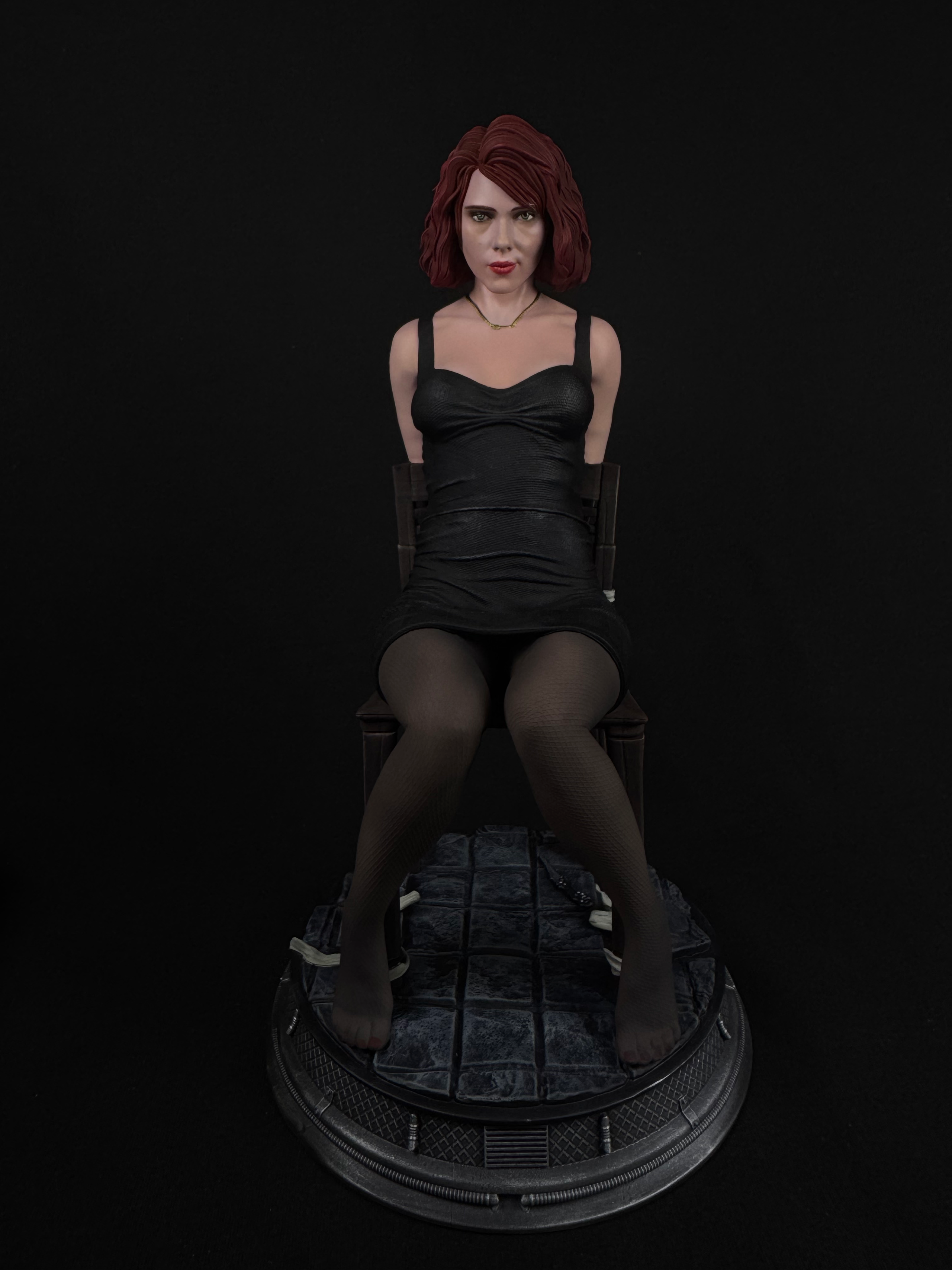 Black Suit Spy Statue