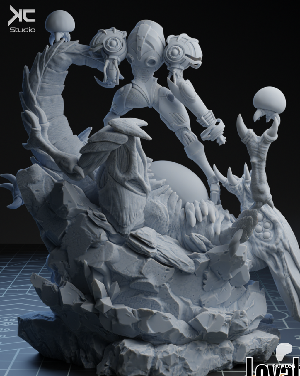 Galactic Bounty Hunter Diorama