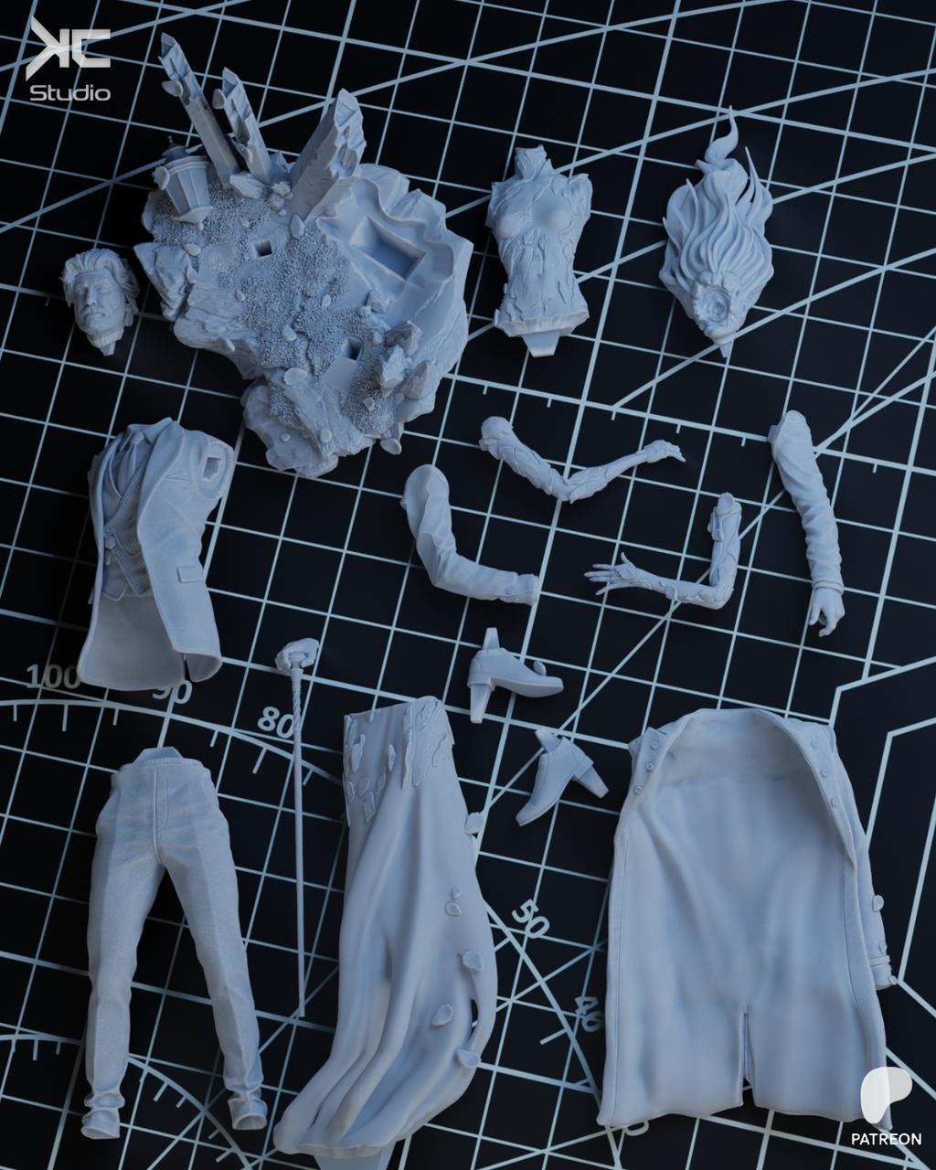 Patriarch Diorama Statue
