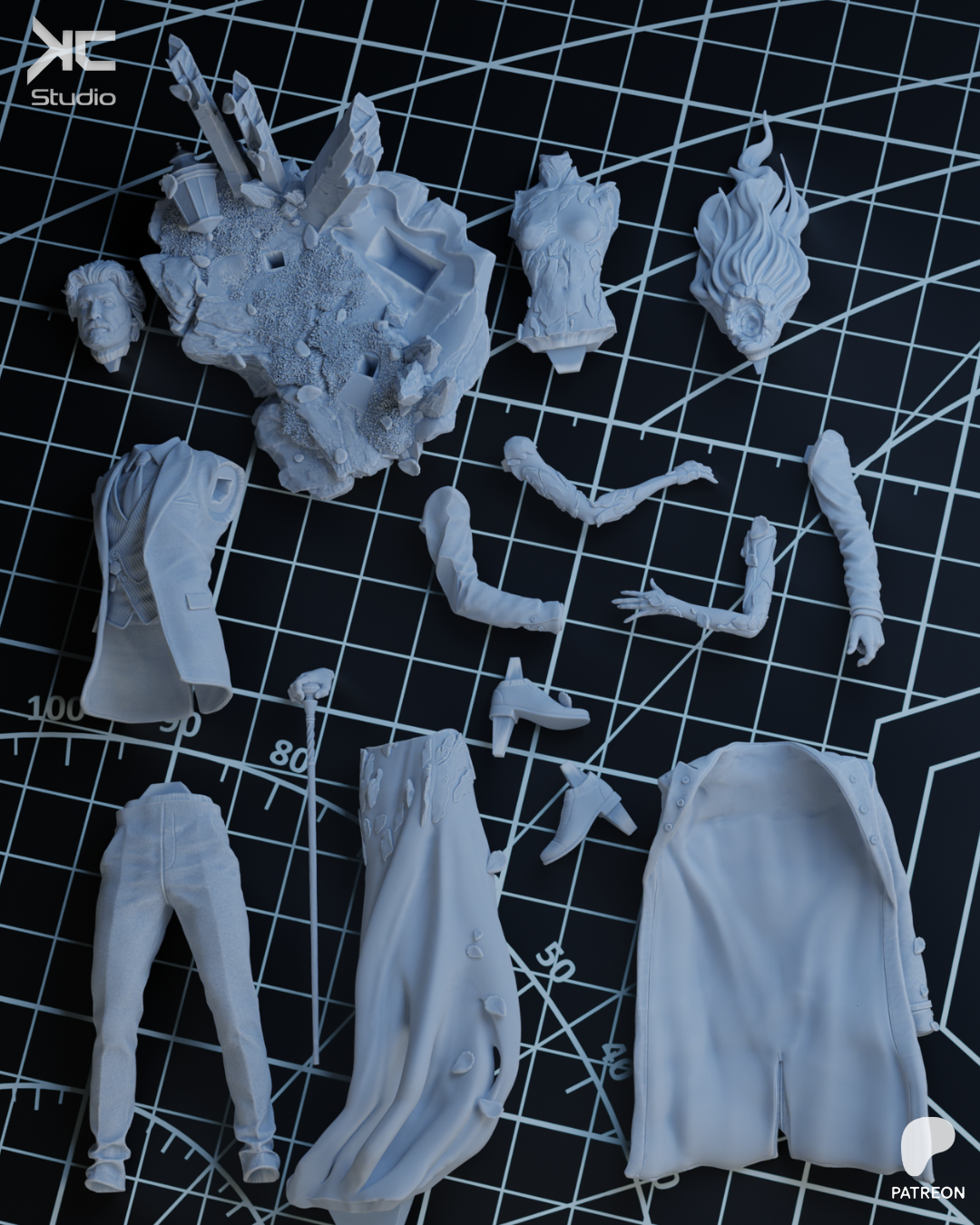 Patriarch Diorama Statue