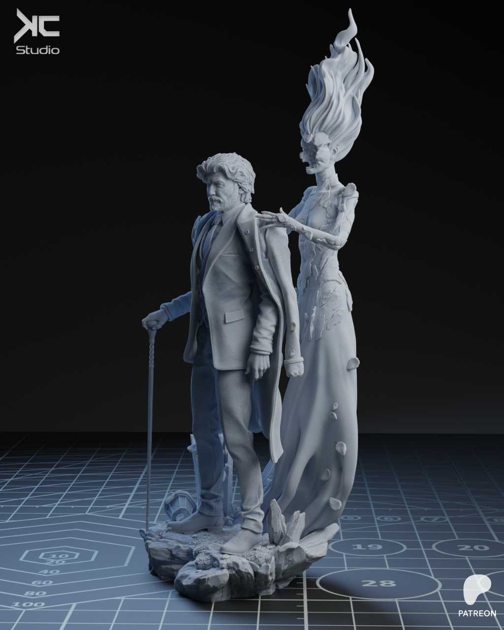 Patriarch Diorama Statue