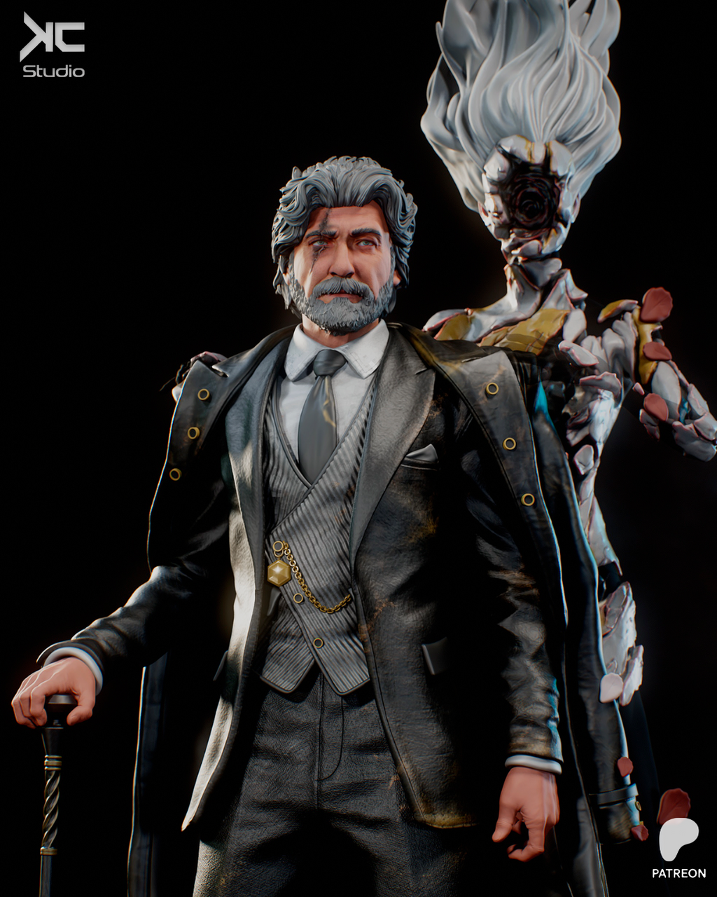 Patriarch Diorama Statue