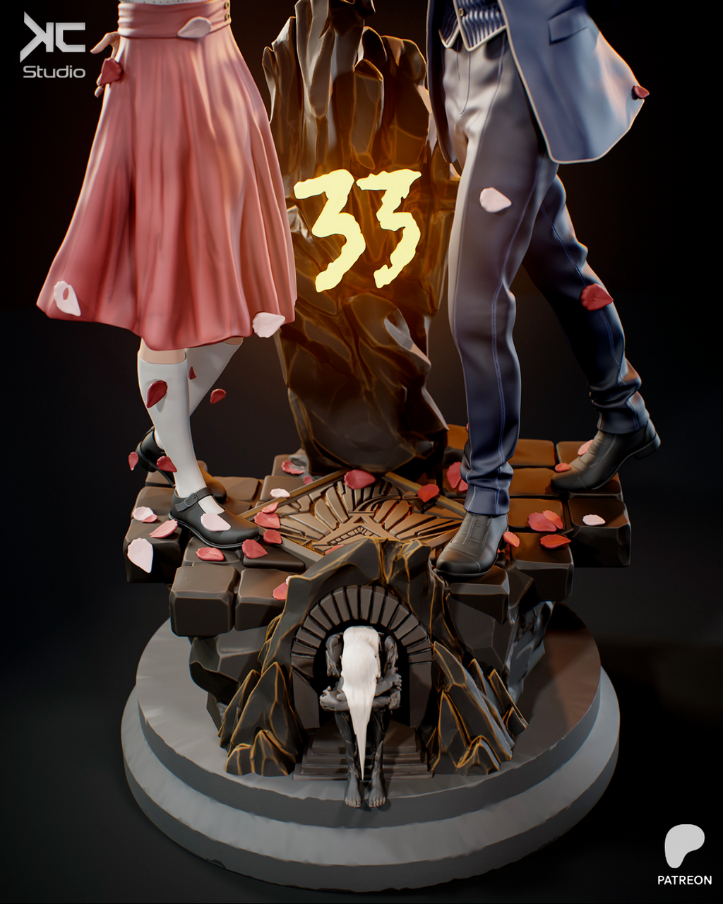 Expedition Diorama Statue