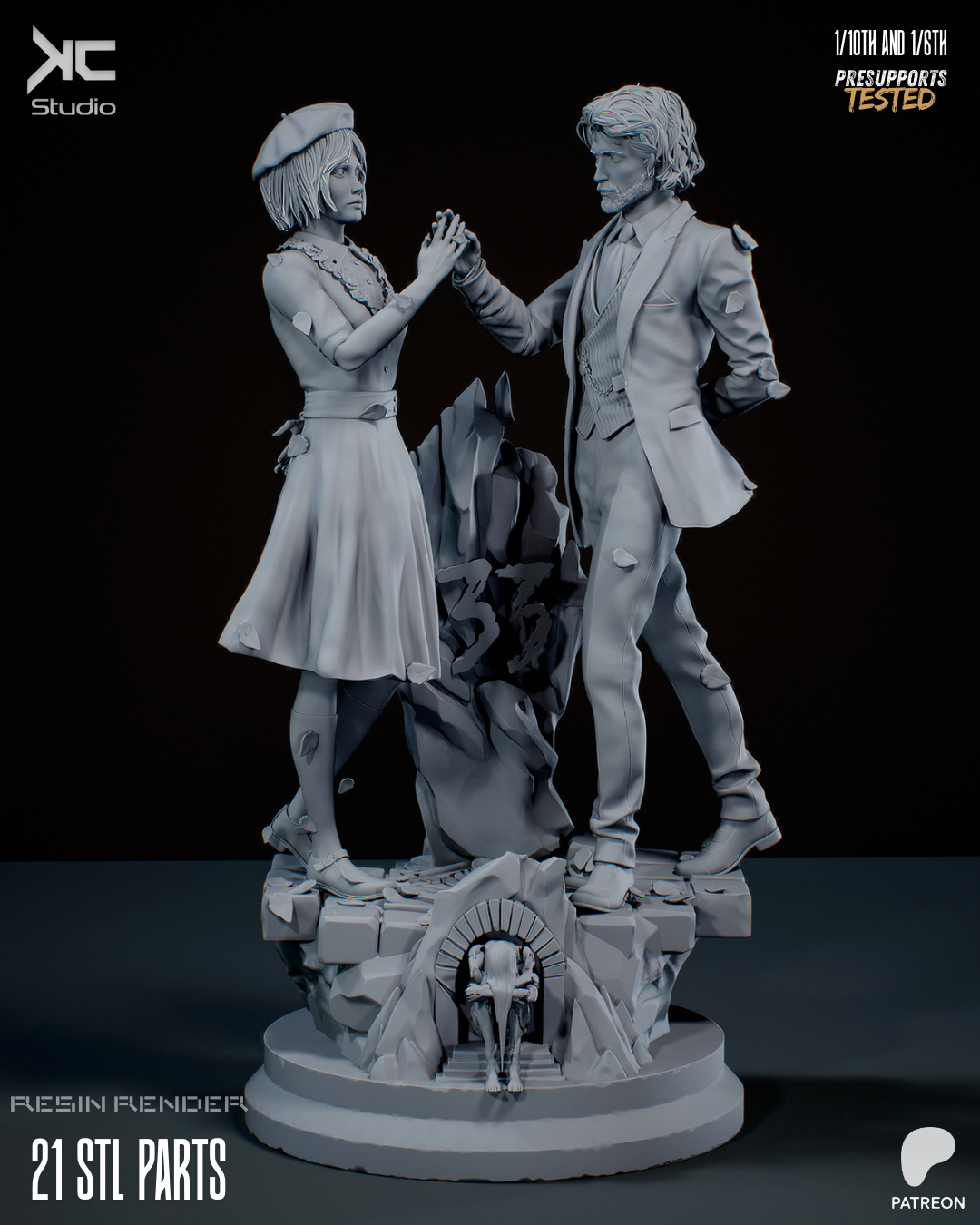 Expedition Diorama Statue