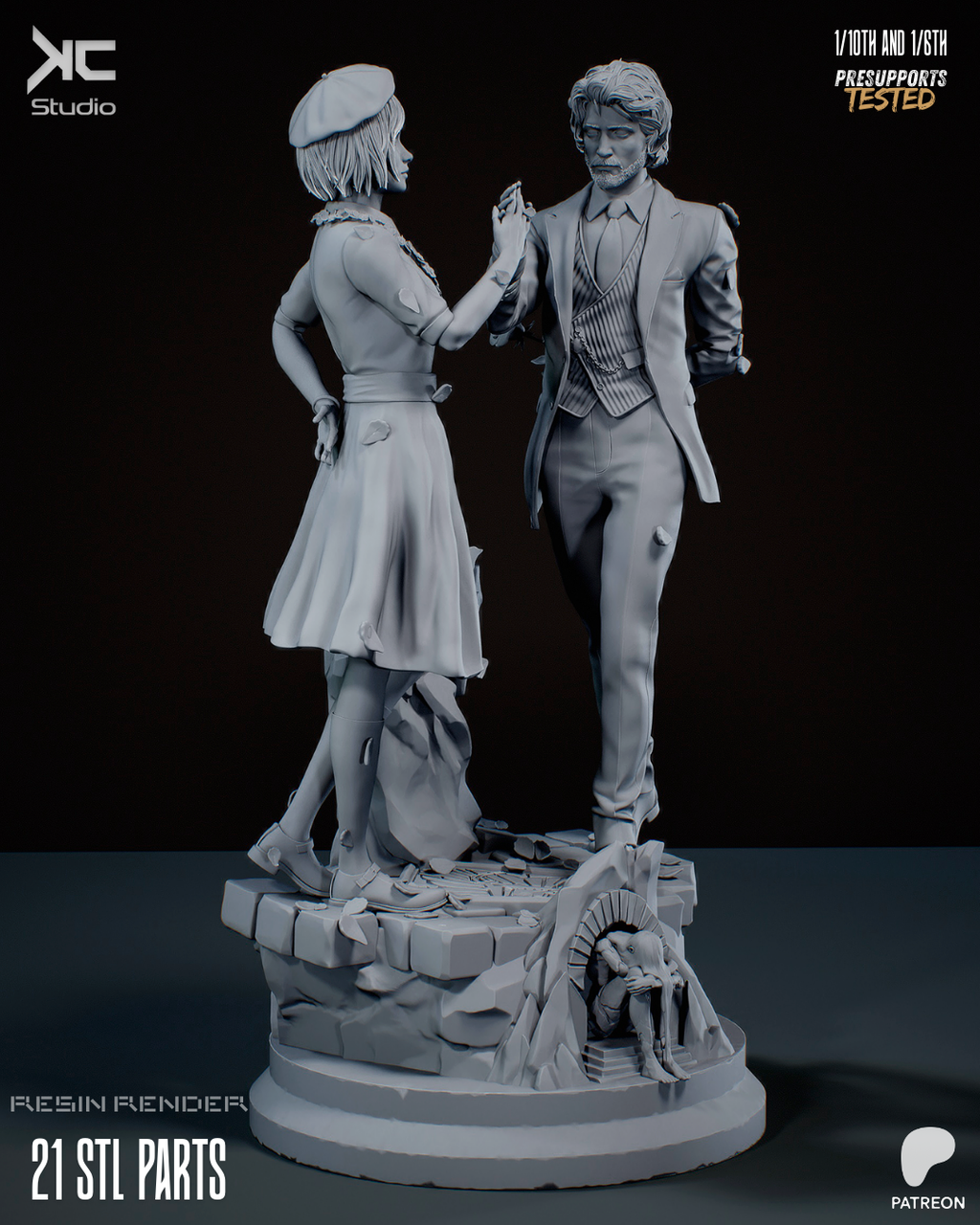 Expedition Diorama Statue