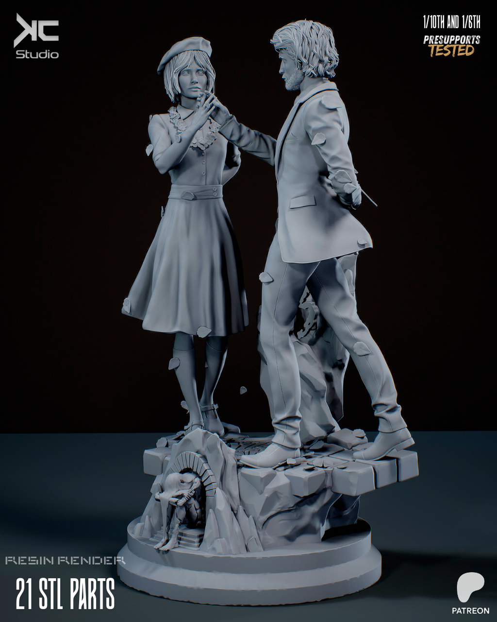 Expedition Diorama Statue