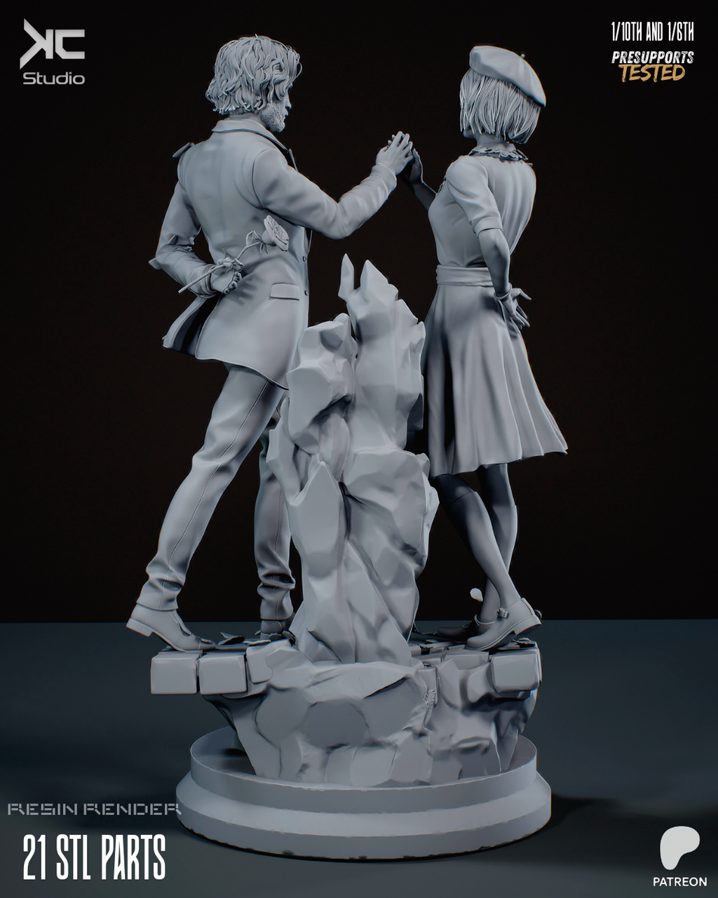 Expedition Diorama Statue