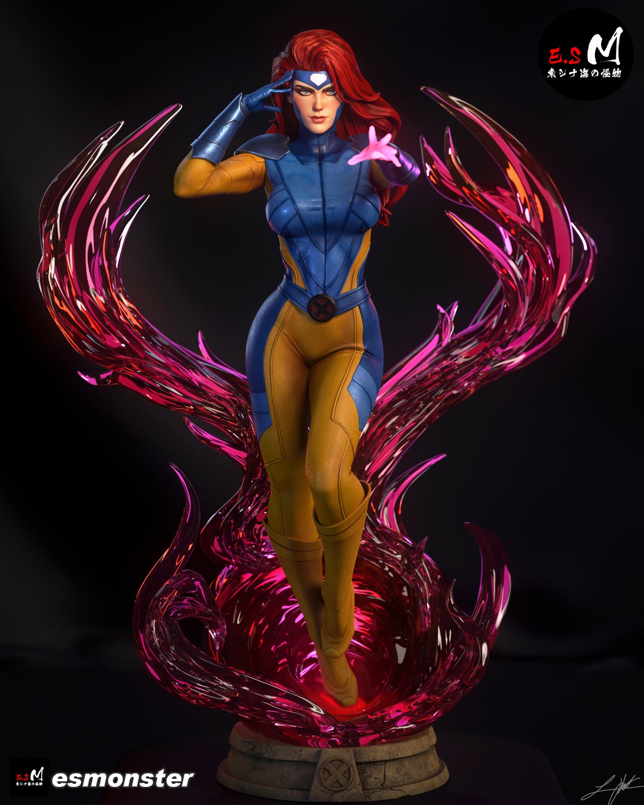 The Phoenix Muse Statue