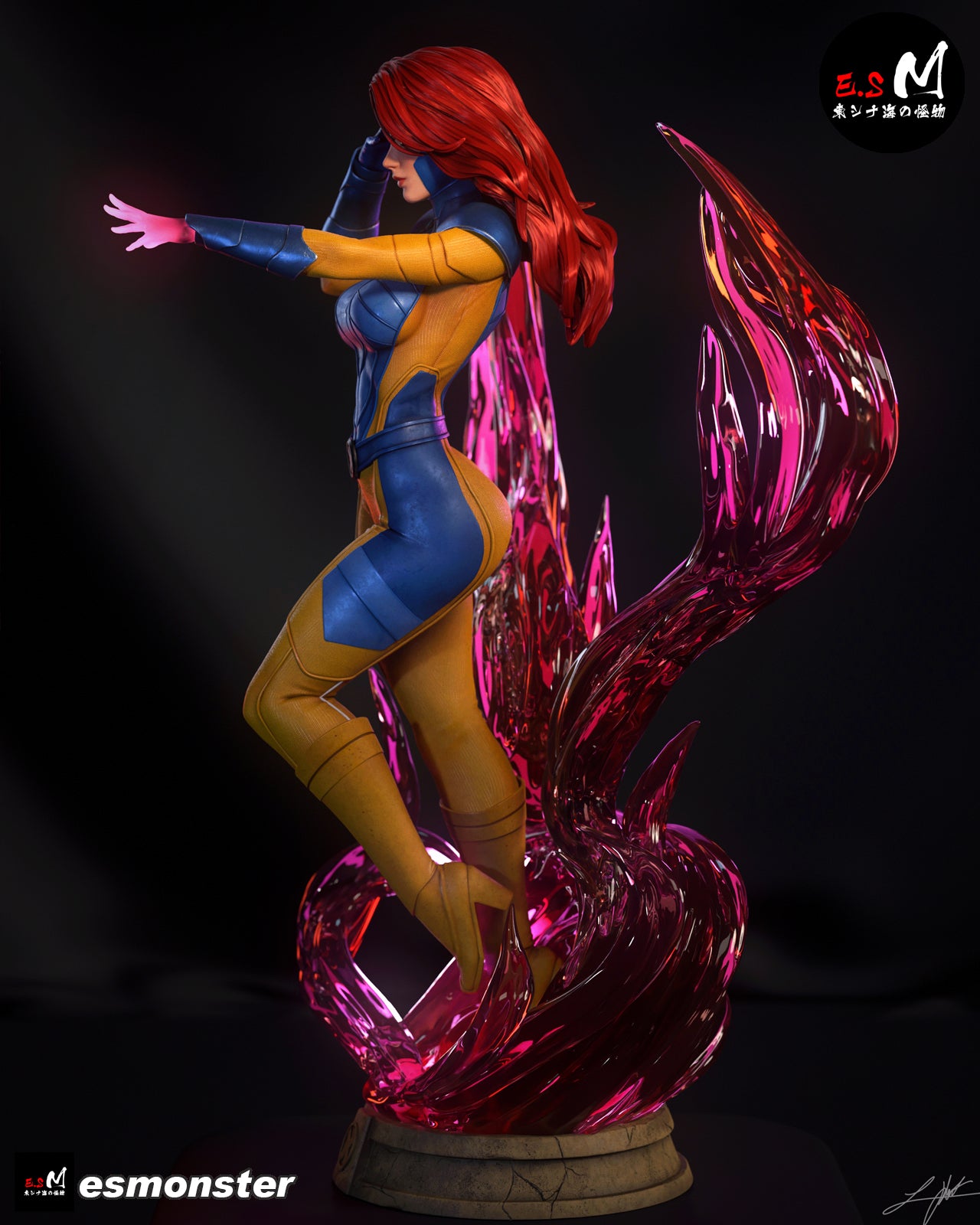 The Phoenix Muse Statue