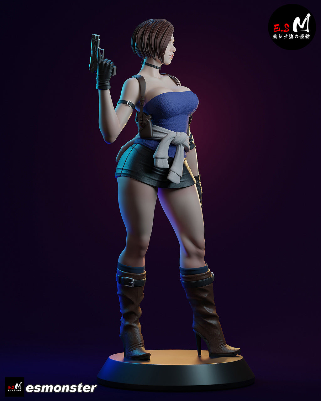 Jill Valentine R.E. Statue