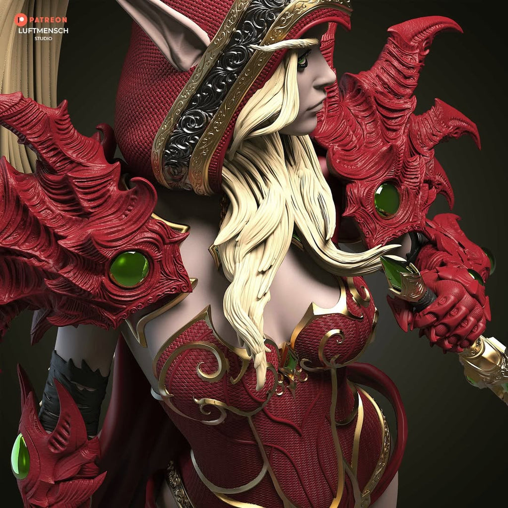 The Scarlet Blade Statue
