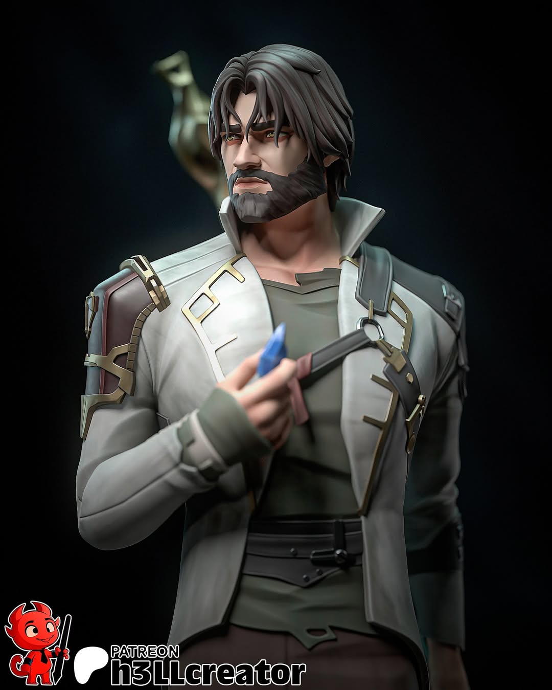 Hextech Inventor Hero Statue