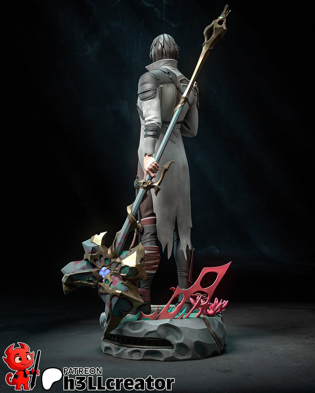 Hextech Inventor Hero Statue