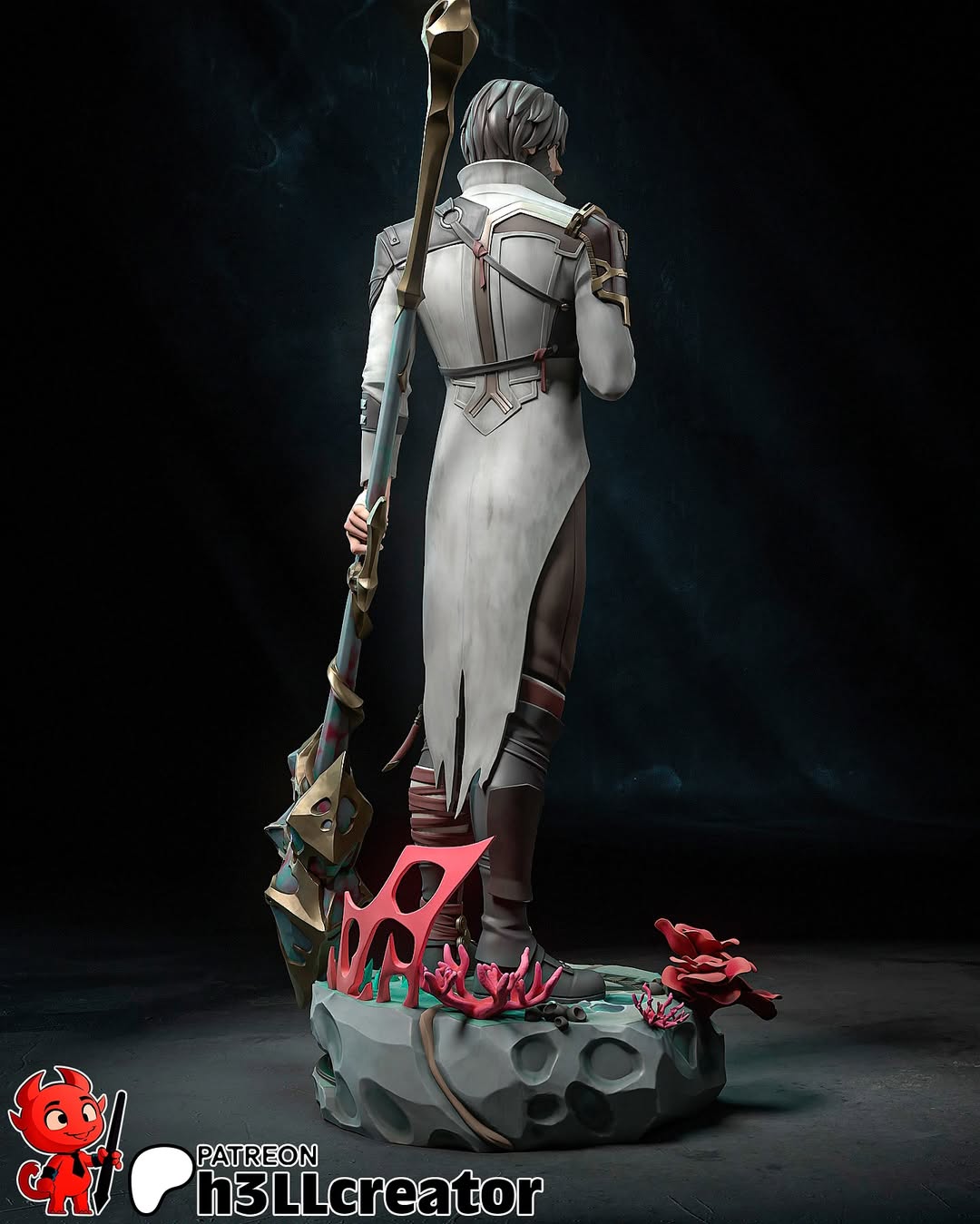 Hextech Inventor Hero Statue