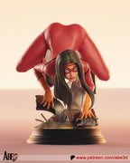 The Scarlet Arachne Statue