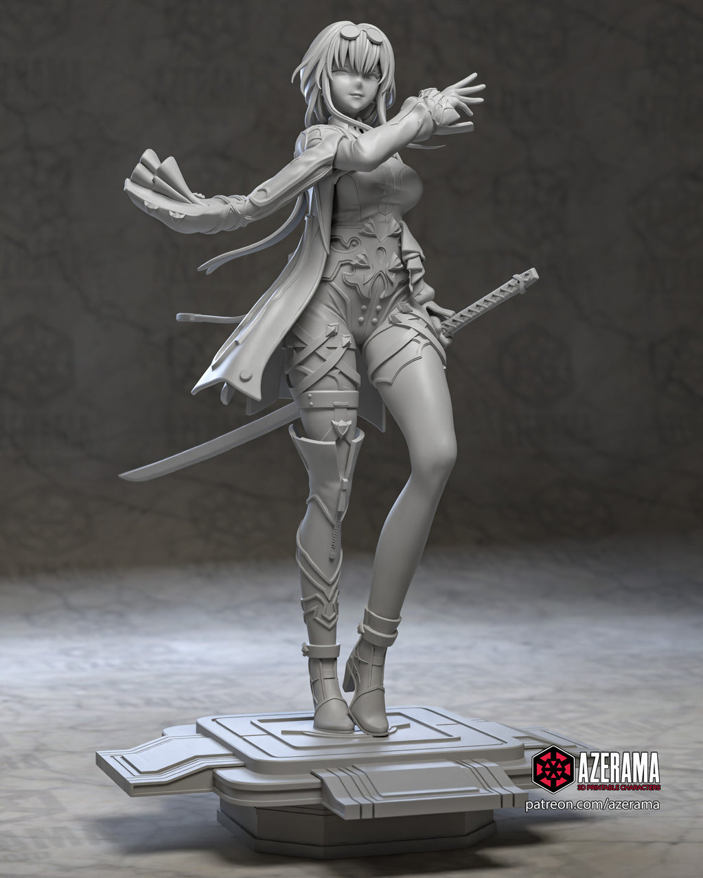Kafka Honkai Statue