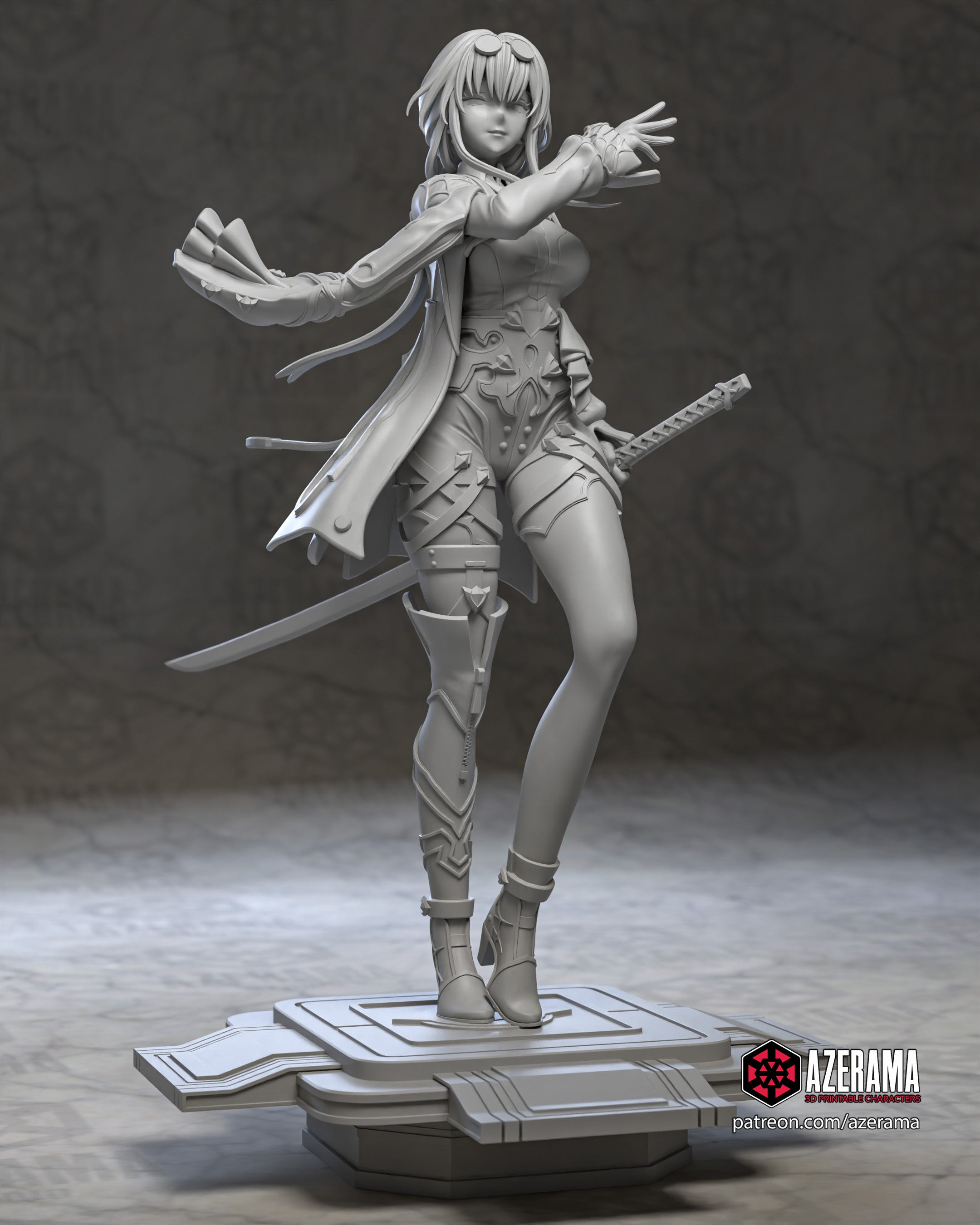 Kafka Honkai Statue