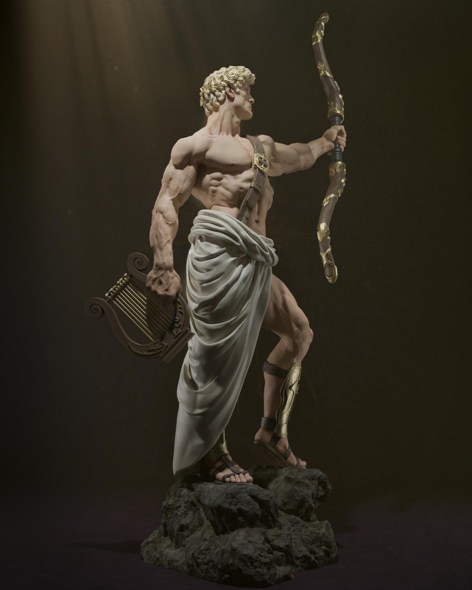 Apollo God Statue