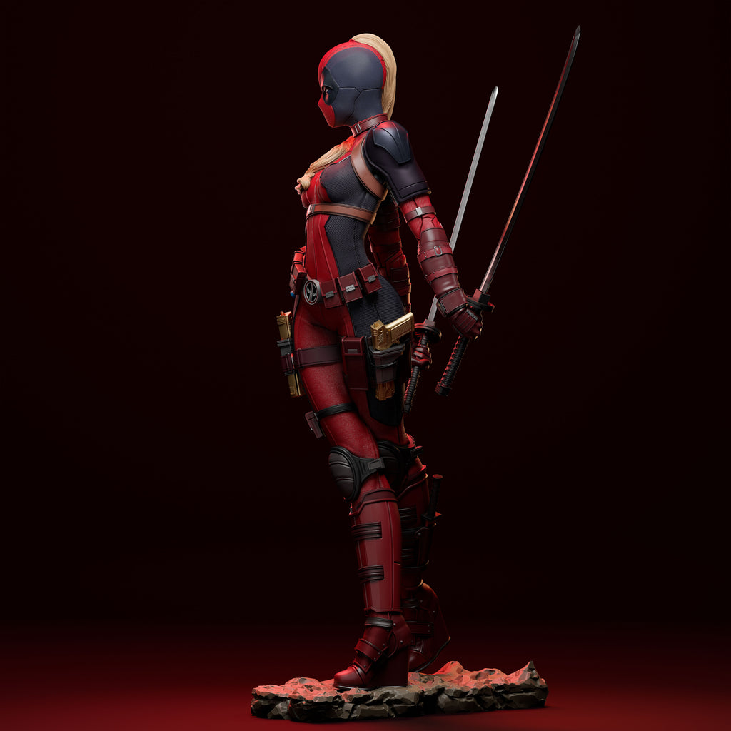 The Mercenary Heroine Statue